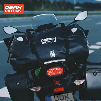 OSAH Водонепроницаемая сумка для мотоцикла Универсальная дорожная сумка на заднее сиденье большой емкости 40L60L для Honda CF Suzuki Triumph Benelli BMW Сумка