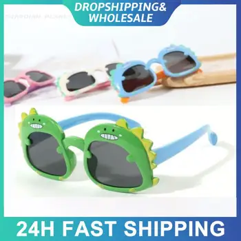 Мультяшные животные солнцезащитные очки детские милые летние солнцезащитные очки в форме сердца для мальчиков и девочек для вечеринок солнцезащитные очки для путешествий