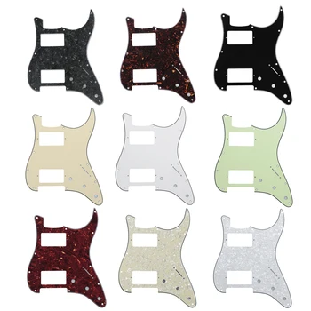  Накладка для электрогитары HH Scratch Plate с винтами для 11 отверстий Американский стандарт FD Strat Style Аксессуары для гитары